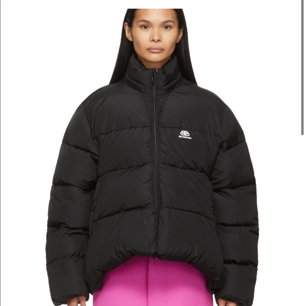 Balenciaga BB C-Shaped puffer jacket